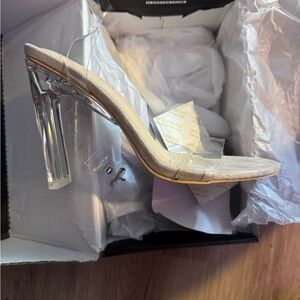 FN Transparent Heeled Women's Shoes